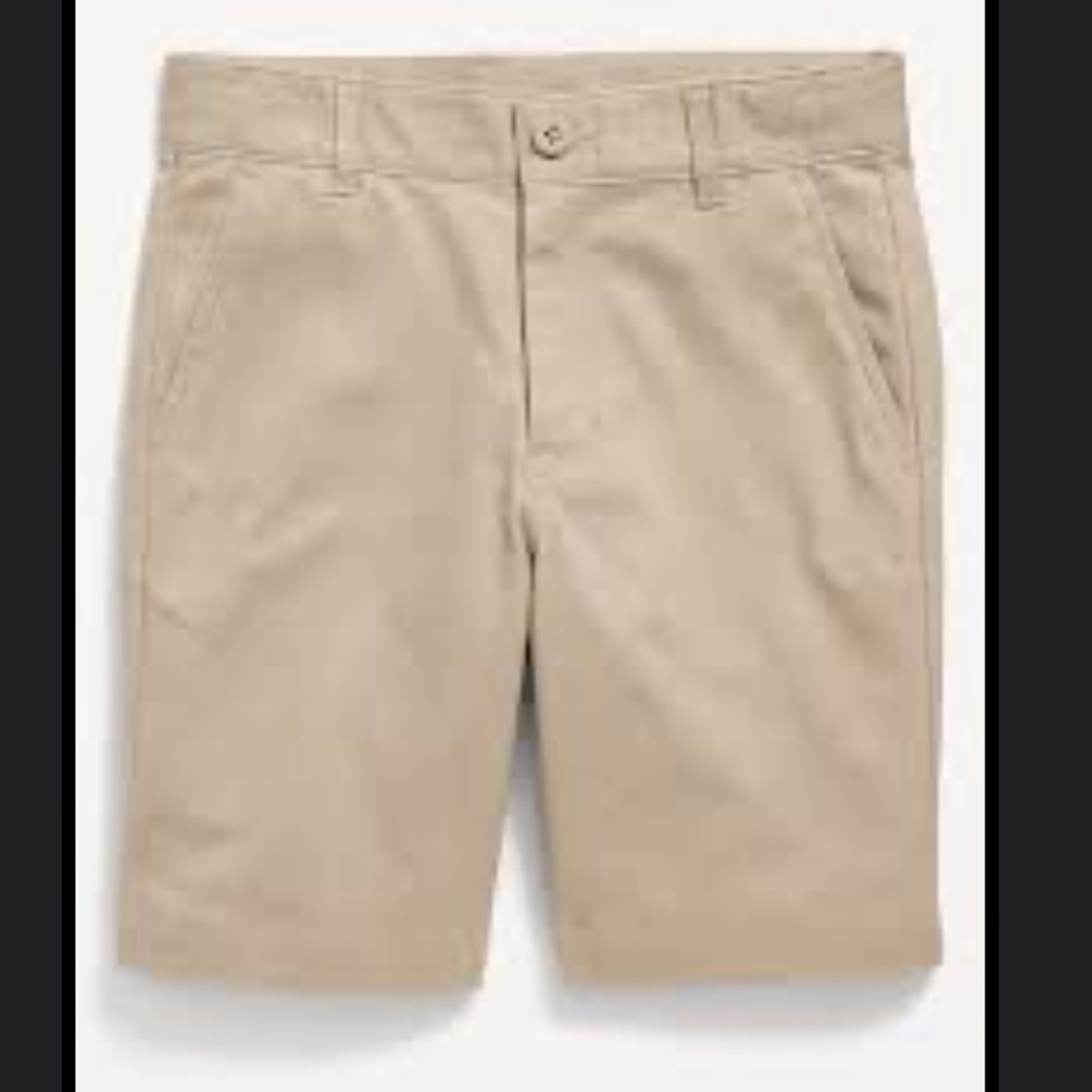Old Navy Boys Classic Khaki Uniform Shorts